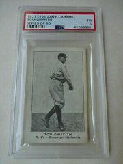 Tom Griffith Baseball Cards 1921 E121 American Caramel Series of 80 Prices