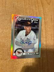 Cal Ripken Jr. [Autograph] Baseball Cards 2023 Topps Legends of the Game Prices
