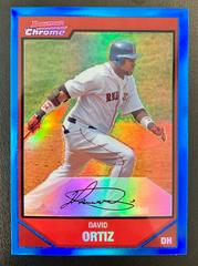 David Ortiz [Blue Refractor] #125 Baseball Cards 2007 Bowman Chrome Prices