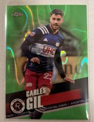Carles Gil [Neon Green Lava] Soccer Cards 2022 Topps Chrome MLS Prices