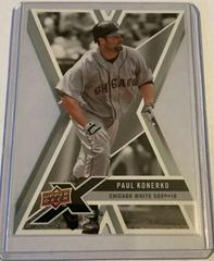 Paul Konerko [Die Cut] #24 Baseball Cards 2008 Upper Deck X Prices