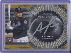 Francisco Álvarez [Gold Silver] #SS-FÁ Baseball Cards 2023 Topps Five Star Signature Prices