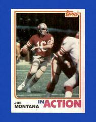 Joe Montana #489 Football Cards 1982 Topps Prices
