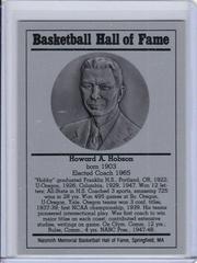 Howard Hobson Basketball Cards 1986 Hall of Fame Metallic Prices