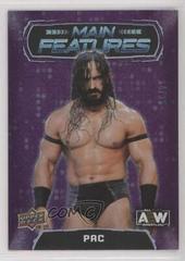 PAC [Purple] #MF-17 Wrestling Cards 2022 Upper Deck AEW Main Features Prices