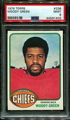 Woody Green #336 Football Cards 1976 Topps Prices