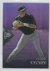 Trevor Story [Purple Refractor] #83 Baseball Cards 2014 Bowman Platinum Chrome Prospects Prices