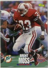 Brent Moss #53 Football Cards 1995 Classic NFL Rookies Prices