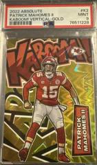 Patrick Mahomes II [Gold] #K2 Football Cards 2022 Panini Absolute Kaboom Vertical Prices