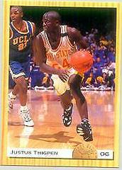 Justus Thigpen #71 Basketball Cards 1993 Classic Prices