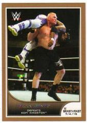 Brock Lesnar [Bronze] Wrestling Cards 2016 Topps WWE Road to Wrestlemania Prices
