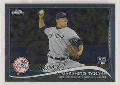 Masahiro Tanaka #MB-43 Baseball Cards 2014 Topps Chrome Update Prices