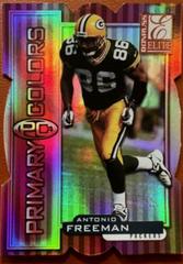 Antonio Freeman [Red Die Cut] Football Cards 1999 Panini Donruss Elite Primary Colors Prices