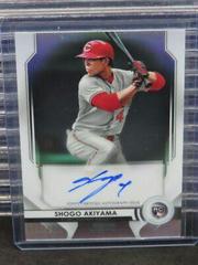 Shogo Akiyama [Refractor] #SA Baseball Cards 2020 Bowman Sterling Rookie Autographs Prices