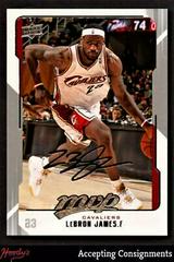 LeBron James [Silver Script] #28 Basketball Cards 2008 Upper Deck MVP Prices