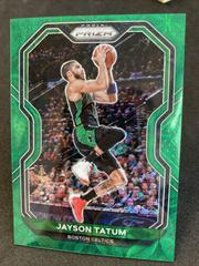 Jayson Tatum [Choice Green Prizm] Basketball Cards 2020 Panini Prizm Prices