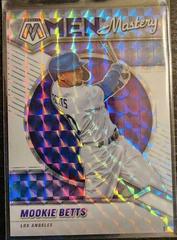Mookie Betts [White] #MM-1 Baseball Cards 2022 Panini Mosaic Men of Mastery Prices