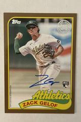 Zack Gelof [Gold] #89BA-ZGE Baseball Cards 2024 Topps 1989 Autograph Prices
