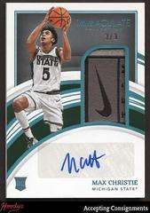 Max Christie [Patch Autograph Brand Logo] #55 Basketball Cards 2022 Panini Immaculate Collection Collegiate Prices