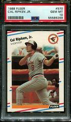 Cal Ripken Jr. Baseball Cards 1988 Fleer Prices