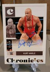 Kurt Angle [Gold] Wrestling Cards 2022 Panini Chronicles WWE Signatures Prices