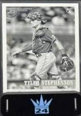 Tyler Stephenson [Black & White] #9 Baseball Cards 2021 Bowman Heritage Prices
