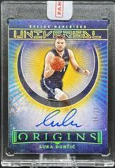 Luka Doncic [Gold] #UA-LDC Basketball Cards 2022 Panini Origins Universal Autographs Prices
