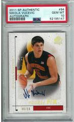 Nikola Vucevic Autograph Basketball Cards 2011 SP Authentic Prices