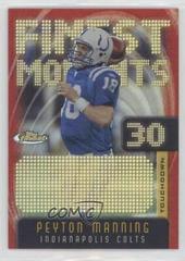 Peyton Manning #FM30 Football Cards 2005 Topps Finest Manning Moments Prices