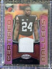 Nick Chubb [Pink] #CBM-5 Football Cards 2023 Panini Certified Ballers Mirror Prices