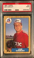Joe Cowley Baseball Cards 1987 Topps Prices