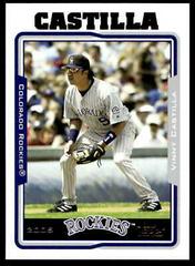 Vinny Castilla #28 Baseball Cards 2005 Topps Prices
