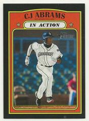 CJ Abrams Baseball Cards 2021 Topps Heritage Minor League Prices