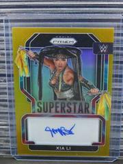 Xia Li [Gold Prizm] Wrestling Cards 2022 Panini Prizm WWE Superstar Autographs Prices