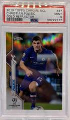 Christian Pulisic [Gold Refractor] Soccer Cards 2019 Topps Chrome UEFA Champions League Prices