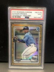 Wander Franco [Gold Refractor] #BCP-163 Baseball Cards 2020 Bowman Chrome Prospects Prices
