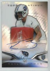 Taylor Lewan #22 Football Cards 2014 Topps Platinum Rookie Autograph Prices
