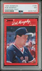 Rob Murphy #186 Baseball Cards 1990 Donruss Aqueous Test Prices