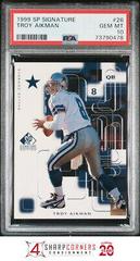 Troy Aikman Football Cards 1999 SP Signature Prices