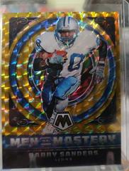 Barry Sanders [Gold] Football Cards 2022 Panini Mosaic Men of Mastery Prices