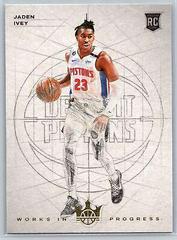 Jaden Ivey #8 Basketball Cards 2022 Panini Court Kings Works in Progress Prices