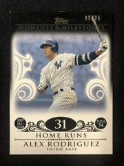 Alex Rodriguez Baseball Cards 2008 Topps Moments & Milestones Prices