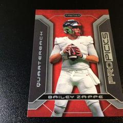 Bailey Zappe [Red] #PP-4 Football Cards 2022 Pro Picks Premier Prices