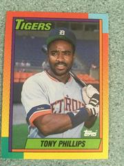 Tony Phillips #95T Baseball Cards 1990 Topps Traded Prices