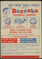 Contest Card [Saturday, May 4th] Baseball Cards 1957 Topps Prices