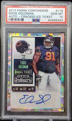 Eddie Goldman [Autograph Cracked Ice] Football Cards 2015 Panini Contenders Prices
