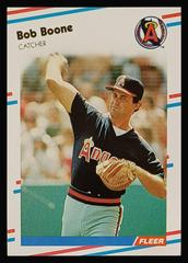 Bob Boone #485 Baseball Cards 1988 Fleer Prices