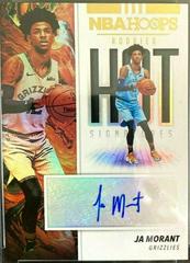 Ja Morant #JMT Basketball Cards 2019 Panini Hoops Hot Signatures Rookies Prices