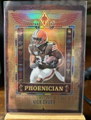 Nick Chubb #PH-3 Football Cards 2023 Panini Phoenix Phoenician Prices