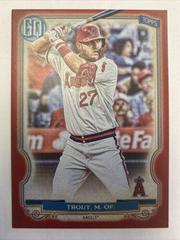 Mike Trout [Red] #300 Baseball Cards 2020 Topps Gypsy Queen Prices